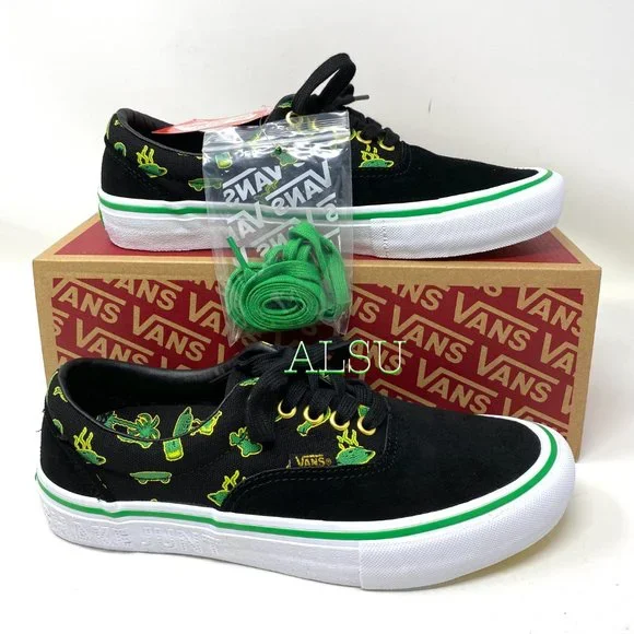 💖MEGA SALE💖VANS Era Pro Shake Junt Suede Canvas Black Women’s Size VN0A347LOV4 - Picture 8 of 9